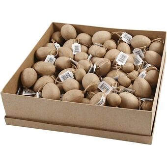 Eggs Papier-mache, 140pcs.