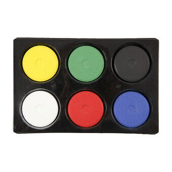 Large Refill Blocks Watercolor in Palette, 6pcs.