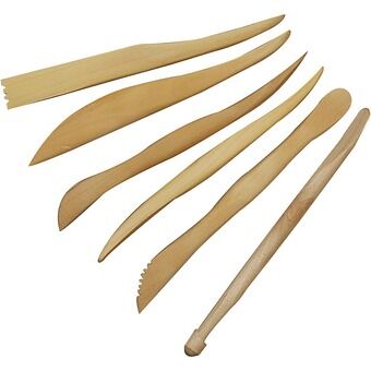 Modeling Tool Set Wood, 6 pcs.