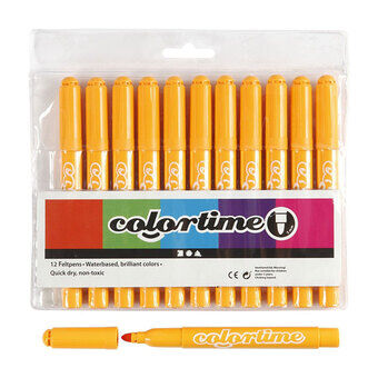 Warm Yellow Jumbo Markers, 12pcs.