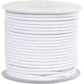 Elastic Thickness 2mm White, 25m