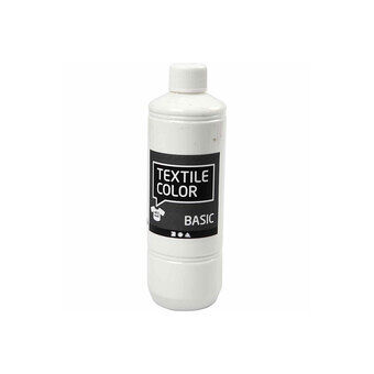 Textile paint - White, 500ml