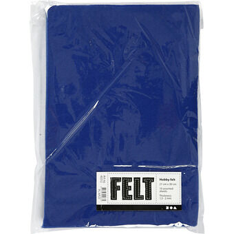 Craft Felt Blue A4, 10 Sheets