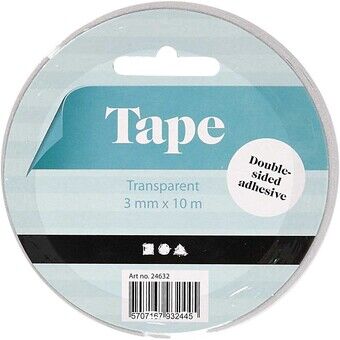 Double Sided Adhesive Tape 3mm, 10m