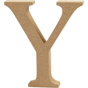 Letter Y MDF 8cm, 1pc.