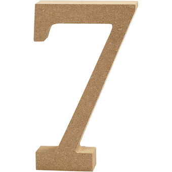 Number 7 MDF 8cm, 1pc.