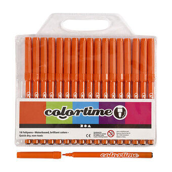 Orange Markers, 18 pcs.