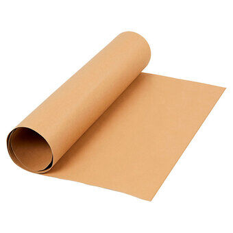 Faux Leather Paper Light brown, 1mtr.