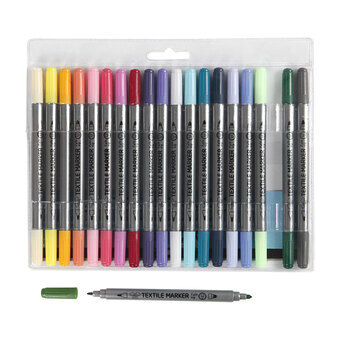 Textile Markers - Extra Colours, 20pcs.