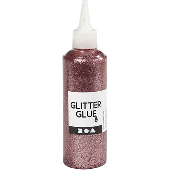 Glitter glue Light pink, 118ml