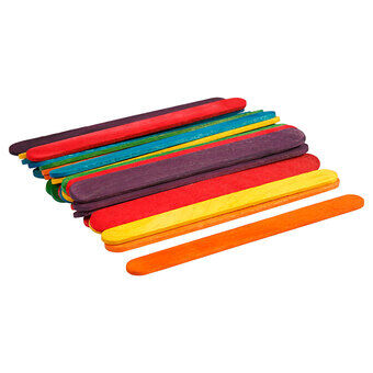 Wooden Craft Sticks Colored, 30pcs.