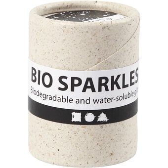 Organic Glitter Black, 10gr