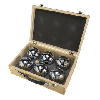 Luxury Boules Set in Wooden Box