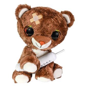 Lumo Stars Plush Get Well - Brown Bear with Syringe, 15cm