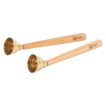 Classic World Wooden Handbell, 2pcs.