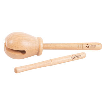 Classic World Wooden Block Percussion, 2dlg.