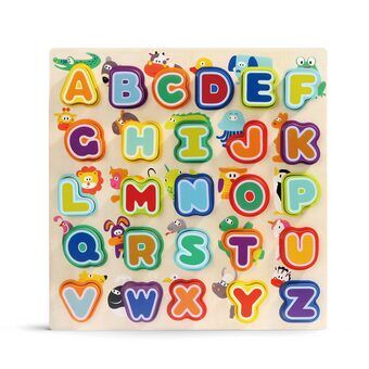 Wooden Puzzle Animals and Alphabet, 30pcs.