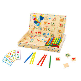 Disney Mickey Mouse Wooden Math Box, 226 pcs.