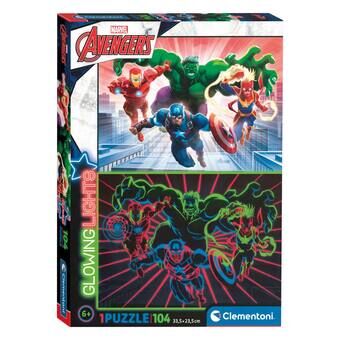 Clementoni Glow in the Dark Puzzle Avengers, 104pcs.