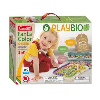 Quercetti PlayBio Fantacolor Design, 160 pcs