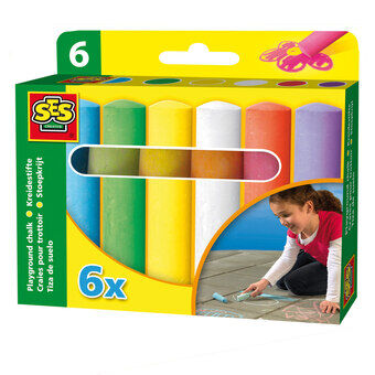 SES sidewalk chalk, 6 pcs.