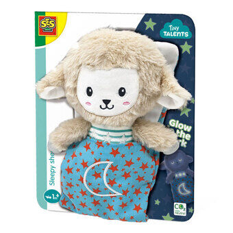 SES Tiny Talents Sleepy Sheep - Night Buddy Glow in the Dar