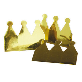 Crowns Gold Metallic, 6pcs.