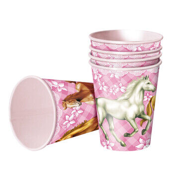 Cups horses, 8pcs.