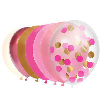 Balloons Princess colors, 10pcs.