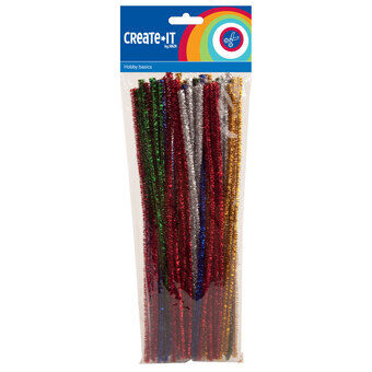 Chenille Glitter, 50pcs.