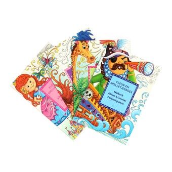 Coloring and Games booklet, set of 24 pcs.