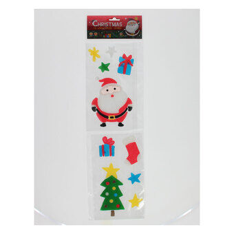 Reusable Gel Window Stickers Christmas