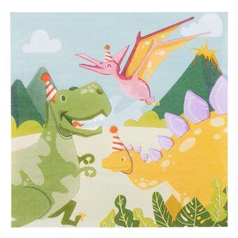 Napkins Dino Party, 33x33cm