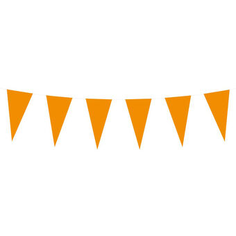 Paper Bunting Orange, 10mtr.