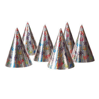 Party hats, 6pcs.