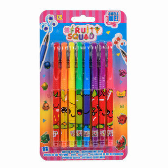 Fruity Squad Gel Pens with Fragrance, 8pcs.