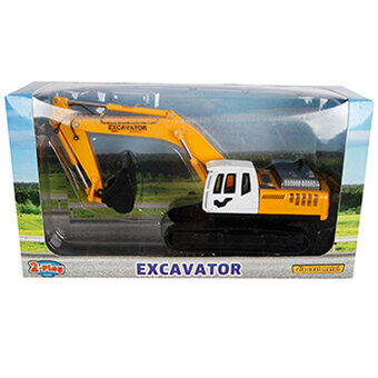 2-Play Die-cast Excavator, 22cm