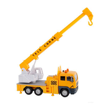 Kids Globe Crane Die-cast with Light and Sound, 15cm