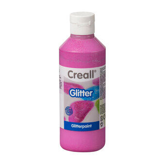 Creall Glitter paint Pink, 250ml