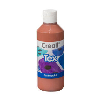 Creall Fabric Paint Brown, 250ml