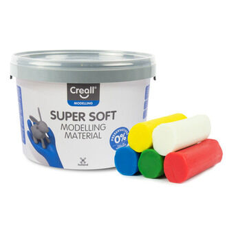 Creall Supersoft Clay 5 colours, 1750gr.