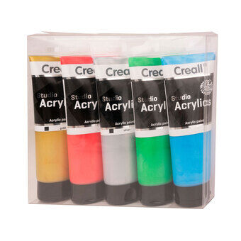 Creall Studio Acrylic Paint Metallic, 5x120ml