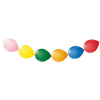 Colored Button Balloons, 8pcs.