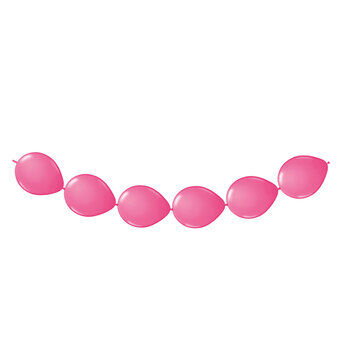 Magenta Knot balloons, 8pcs.