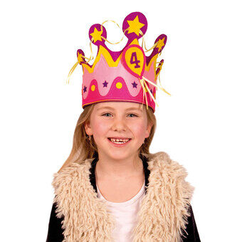 Crown Fabric Girl, 1-5 years old