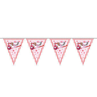 Pink Flags line, 6mtr.