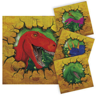 Dino Napkins, 16pcs.