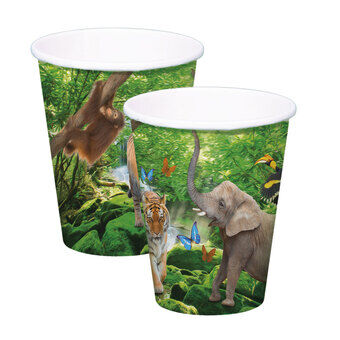 Safari cups, 8pcs.