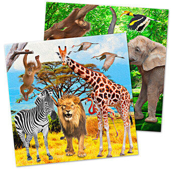 Safari napkins, 20pcs.