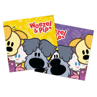 Woezel &amp; Pip napkins, 20pcs.